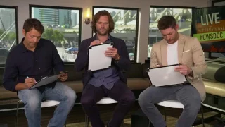 Jared, Jensen, and Misha Q&A at SDCC 2017