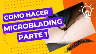 COMO HACER MICROBLADING PARA PRINCIPIANTES - PARTE 1 Importancia de las cejas, insumos y principios