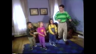 Blue's Clues - Steve is doing the Birthday Candle Dance with his Friends, and to Blue as well (1998)