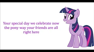 My Little Pony - Love Is In Bloom Lyrics