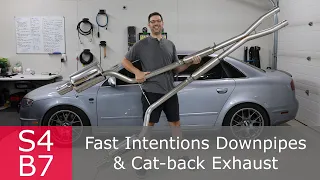 Fast Intentions Exhaust System! Install, Road Test & Dyno Results | Audi S4 B7 Part 5