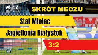 Skrót meczu Stal Mielec - Jagiellonia Białystok 3:2, 4.05.2024