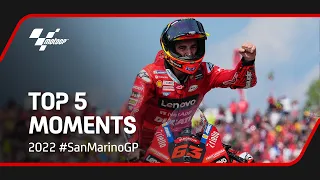 Top 5 MotoGP™ Moments | 2022 #SanMarinoGP