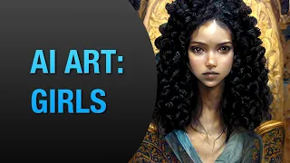 AI ART - Girls. The girls are sweet and dark, good and evil.