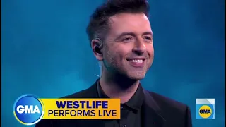 Westlife - Flying Without Wings, live on Good Morning America, August 21, 2023