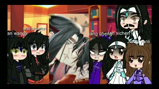 mdzs dark wangxian au react to ships