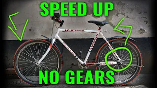 SPEED UP YOUR CYCLE without GEARS | no gears | more speed | bike tips #nogears #cycle #bike #speedup