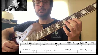 Almost Blue - Chet Baker Solo Transcription (Guitar Tab)