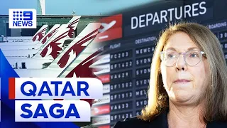 Embattled transport minister reveals ‘context’ into Qatar Airways decision | 9 News Australia
