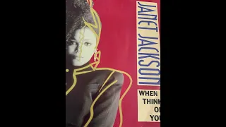 Janet Jackson - When I Think Of You "Dance Remix" 12" Vinyl