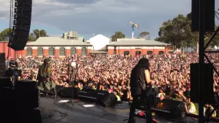 Ministry live at Soundwave Melbourne, sidestage, Hail to His Majesty