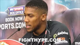 ANTHONY JOSHUA VS. DOMINIC BREAZEALE FULL FINAL PRESS CONFERENCE AND FACE OFF