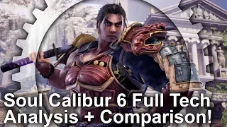 [4K] Soul Calibur 6 Full Tech Analysis - PS4/Pro/Xbox One/X/PC Graphics Comparison!