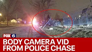 Bodycam video: Greenfield into Milwaukee police chase | FOX6 News Milwaukee