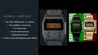 A new Casio watch top of my to buy list and 3 more worth considering