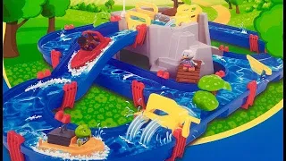 AQUAPLAY Mountain Lake WATER SLIDES for Toys Opening!