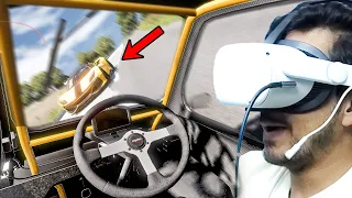 Trying BeamNG VR For the First Time GONE WRONG!! | CAMMUS C12