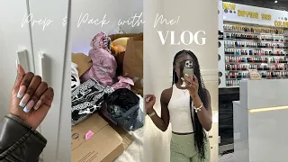 VLOG | PREP & PACK WITH ME FOR MY HOLIDAY…Lashes, Wax, Nails, Hair, Brows, Shopping…WE DID IT ALLL!