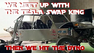 WE MEET UP WITH THE TESLA  SWAP KING THEN HIT THE DYNO!!! CLEETUS MCFARLAND’S RAIL RETURNS