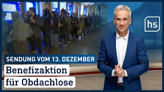 Benefizaktion für Obdachlose | hessenschau vom 13.12.2021