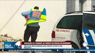 4 detidos e droga apreendida no Barreiro