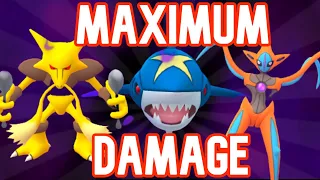 THE HIGHEST ATTACK TEAM *EVER* DESTROYS META POKEMON IN THE GREAT LEAGUE! | Pokemon GoPvP