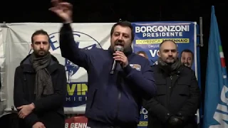 🔴 Matteo Salvini da Scandiano, Reggio Emilia (09/01/2020).