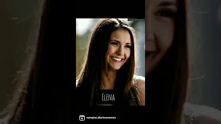 Roles played by Nina Dobrev in Vampire Diaries!