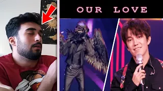 HORRIBLE SINGER Reacts to Dimash - Our Love | Masked singer |【EN_GE_RU_PINYIN SUBS】