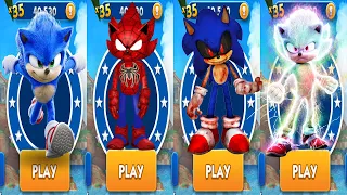 Sonic Dash - Movie Sonic vs Movie Hyper Sonic vs Sonic EXE vs Spiderhog All Characters Unlocked