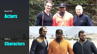 GTA V Characters vs Real life Actors