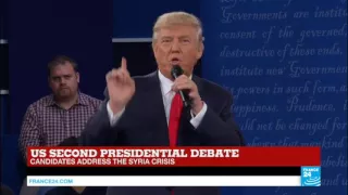 US Presidential Debate: Donald Trump addresses Syria, Iraq crisis