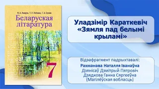 Тэма 20. Уладзімір Караткевіч. «Зямля пад белымі крыламі»