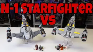 LEGO Star Wars The Mandalorian's N-1 Naboo Starfighter Comparison! (Real vs Custom)