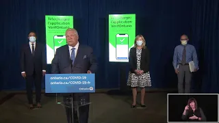 Premier Ford provides an update at Queen's Park | Oct 15