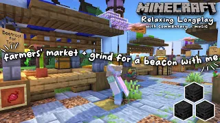 Minecraft Relaxing Longplay with Commentary + Music (Farmers' Market + Wither Skeleton Skulls)