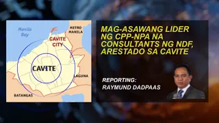 MAG-ASAWANG LIDER NG CPP-NPA, ARESTADO SA CAVITE