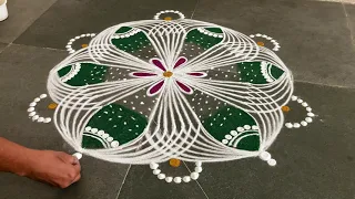 Vaikasi maadham 5*3 padi kolam designs| Simple muggulu designs| easy rangoli designs