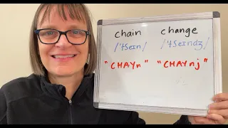 Live Q & A for English Pronunciation: How to Pronounce Chain vs. Change