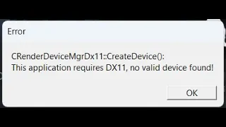 🔫 КС2 ошибка CS2 This application requires DX11 no valid device found