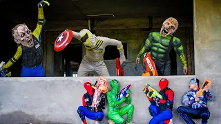 Spiderman X-Shot Nerf Guns Fight Against Criminal Group Destroy Zombie + More Stories