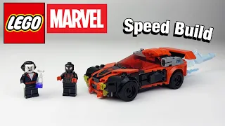 LEGO (76244) MARVEL: Miles Morales vs. Morbius - Unboxing - Speed Build