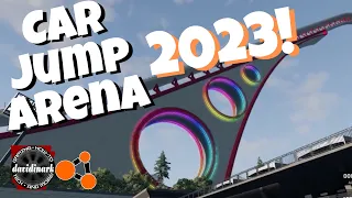 (YouTube Processing Issues) BeamNG Drive - NEW! Car Jump Arena 2023 PREVIEW! BeamNG Drive map mod