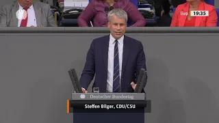 Steffen Bilger (CDU) zum Einzelplan des Bundesministeriums für Ernährung und Landwirtschaft