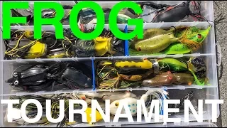 FROG LURE ONLY fishing tournament