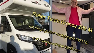 Roller Team Kronos 290 M ein Wohnmobil mit unglaublicher XXL-Garage 👍 Modell 2022 Roomtour