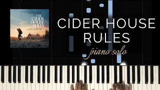 The Cider House Rules Main Theme / Pure Michigan Theme by Rachel Portman (Piano Solo + Tutorial)