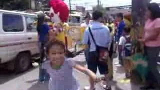 Jollibee leading McDonald's Parade