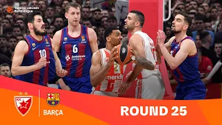 Zvezda-Barcelona | Round 25 Highlights | 2023-24 Turkish Airlines EuroLeague