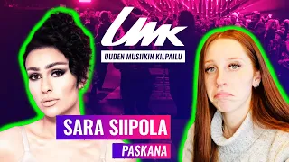 WILL FINLAND SEND SARA SIIPOLA TO EUROVISION // REACTING TO "PASKANA" (UMK 2024)